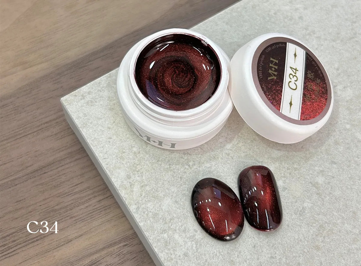 【YHH NAIL / 受注販売(8月中旬前後納期)】Sakura Four Seasons Cat's Eye Collection 5g C01-C40