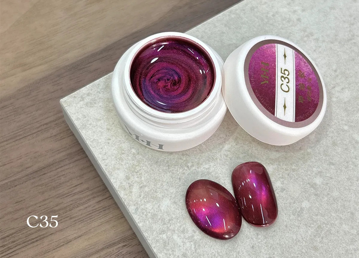【YHH NAIL / 受注販売(8月中旬前後納期)】Sakura Four Seasons Cat's Eye Collection 5g C01-C40