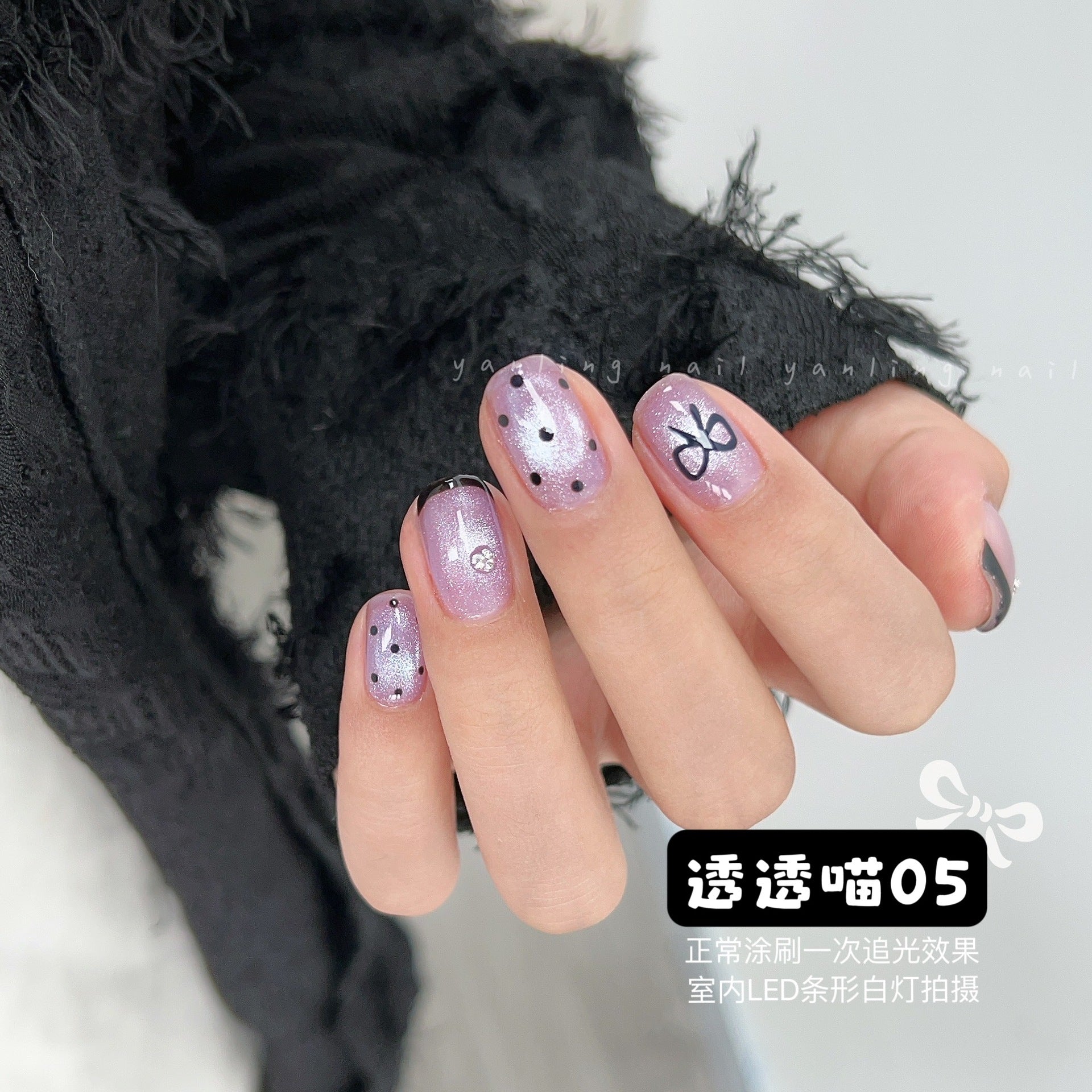 【Yanling / 受注販売(8月中旬前後納期)】Tou Tou Miao Series — Clear, No-Base-Color Cat-Eye / Shimmering Champagne-Gold Cat-Eye / Japanese-Style Jarred Cat-Eye / Glass Cat Eye