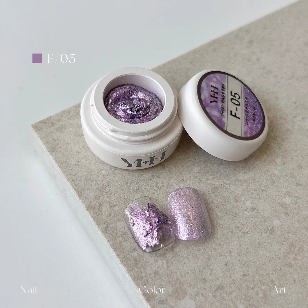 【YHH NAIL / 受注販売(8月中旬前後納期)】Sakura Fairy Powder Cream 2g - F01~F20 Single Item