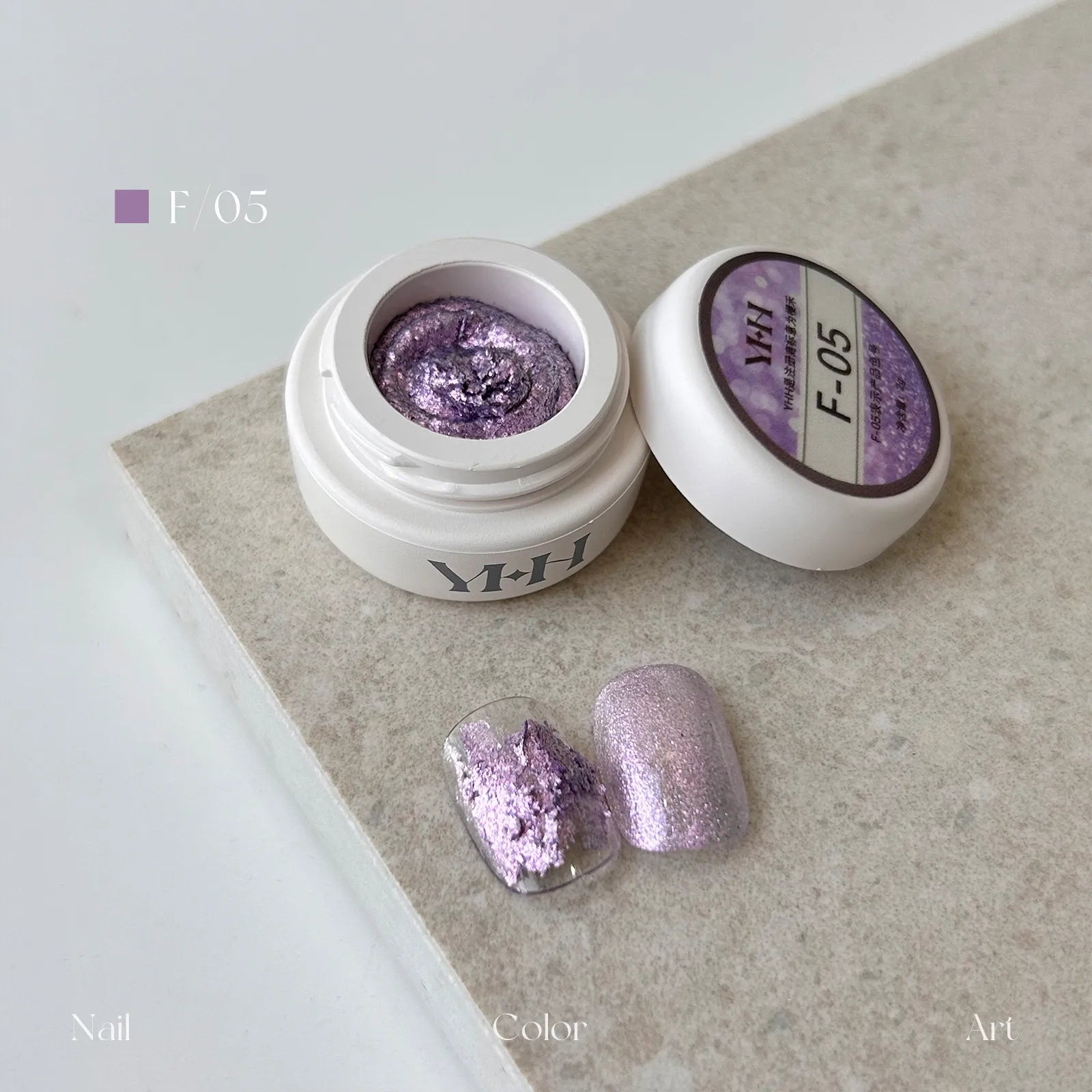 【YHH NAIL / 受注販売(8月中旬前後納期)】Sakura Fairy Powder Cream 2g - F01~F20 Single Item