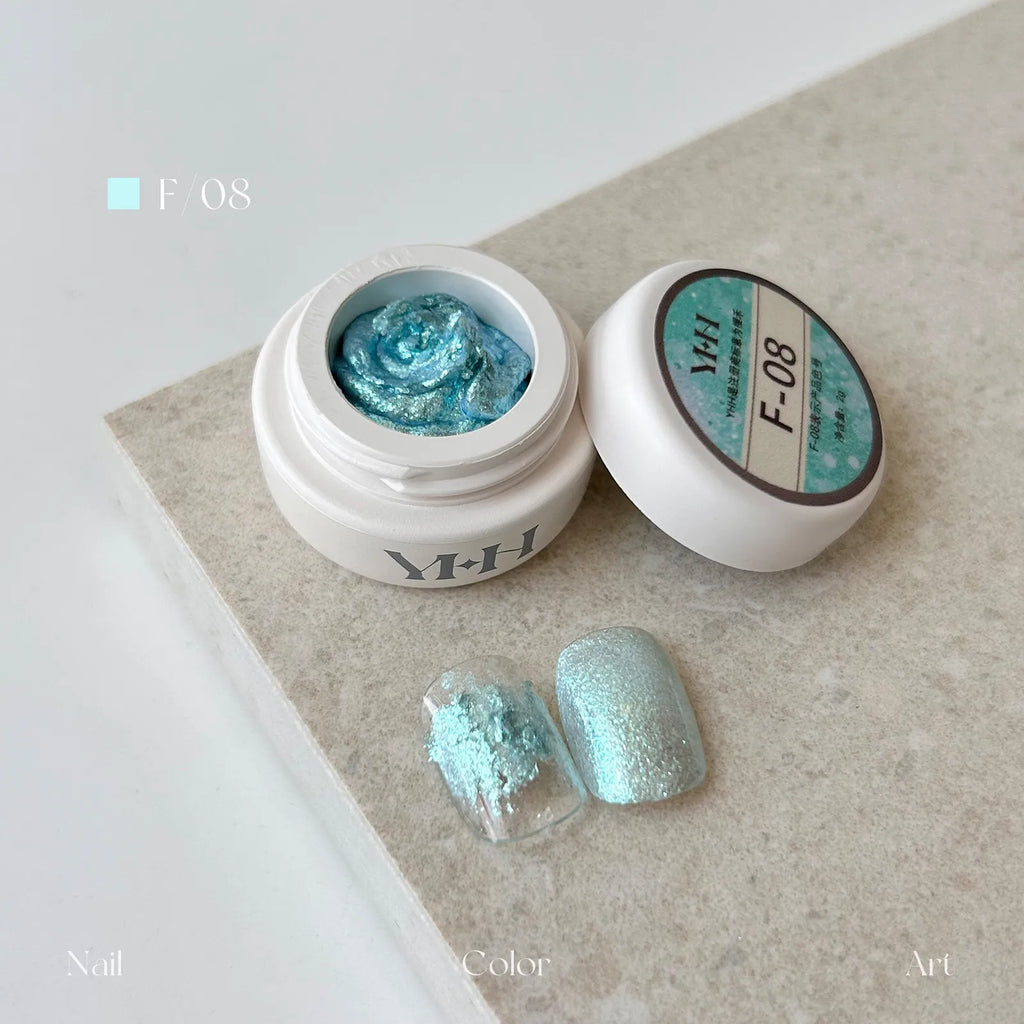 【YHH NAIL / 受注販売(8月中旬前後納期)】Sakura Fairy Powder Cream 2g - F01~F20 Single Item