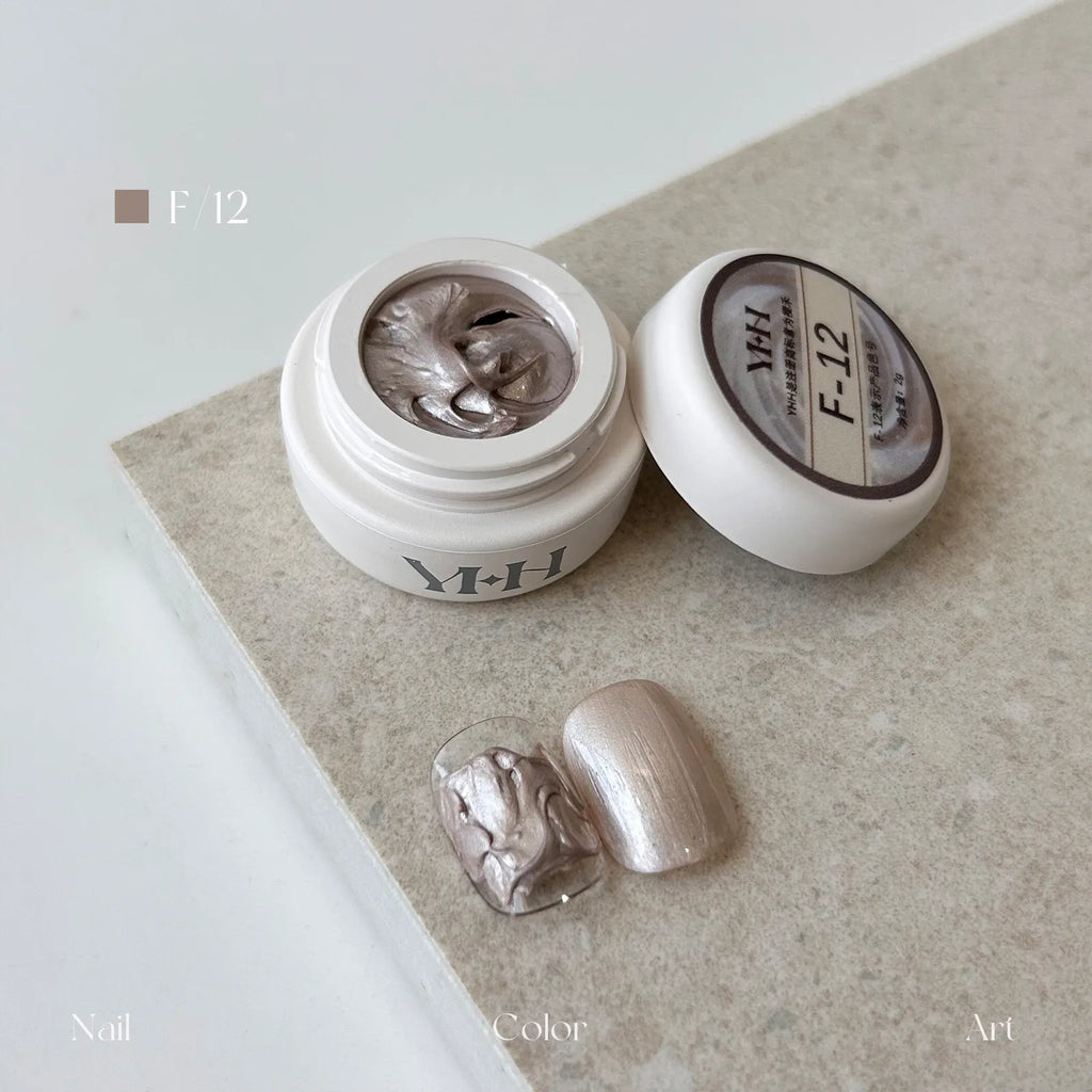 【YHH NAIL / 受注販売(8月中旬前後納期)】Sakura Fairy Powder Cream 2g - F01~F20 Single Item