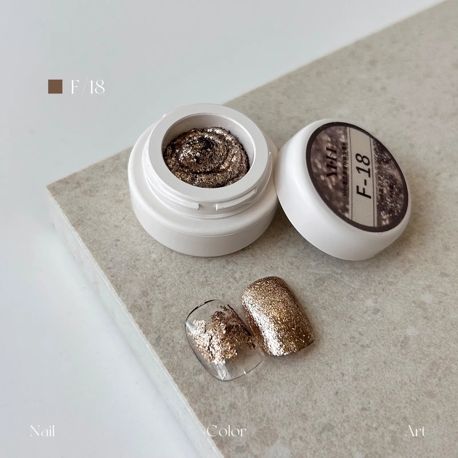 【YHH NAIL / 受注販売(8月中旬前後納期)】Sakura Fairy Powder Cream 2g - F01~F20 Single Item