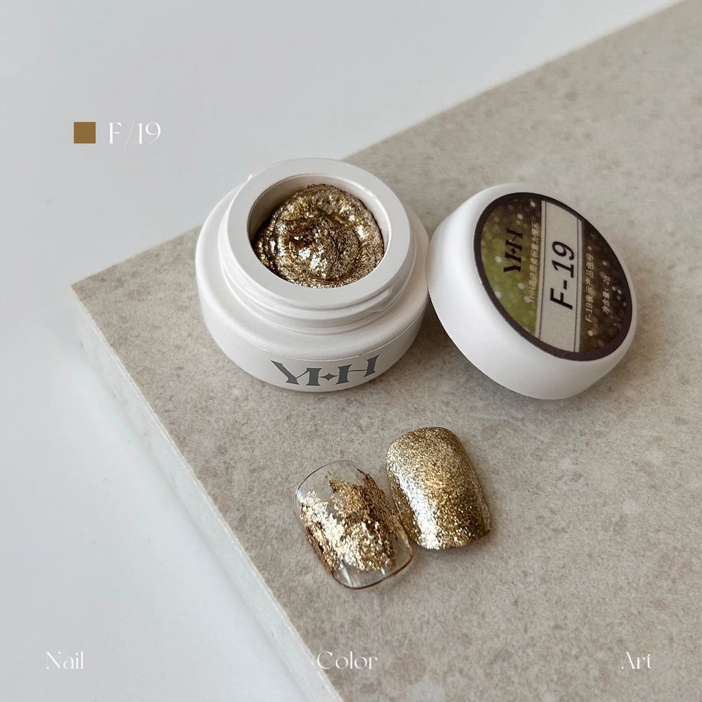 【YHH NAIL / 受注販売(8月中旬前後納期)】Sakura Fairy Powder Cream 2g - F01~F20 Single Item