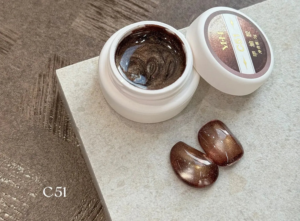 【YHH NAIL / 受注販売(8月中旬前後納期)】Sakura Four Seasons Cat's Eye 5g C41-C60 Single Item