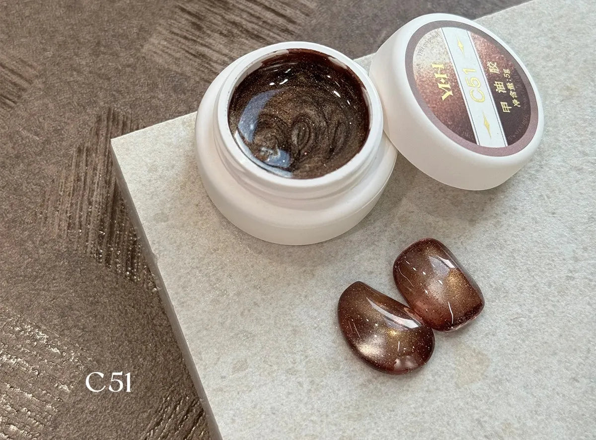【YHH NAIL / 受注販売(8月中旬前後納期)】Sakura Four Seasons Cat's Eye 5g C41-C60 Single Item