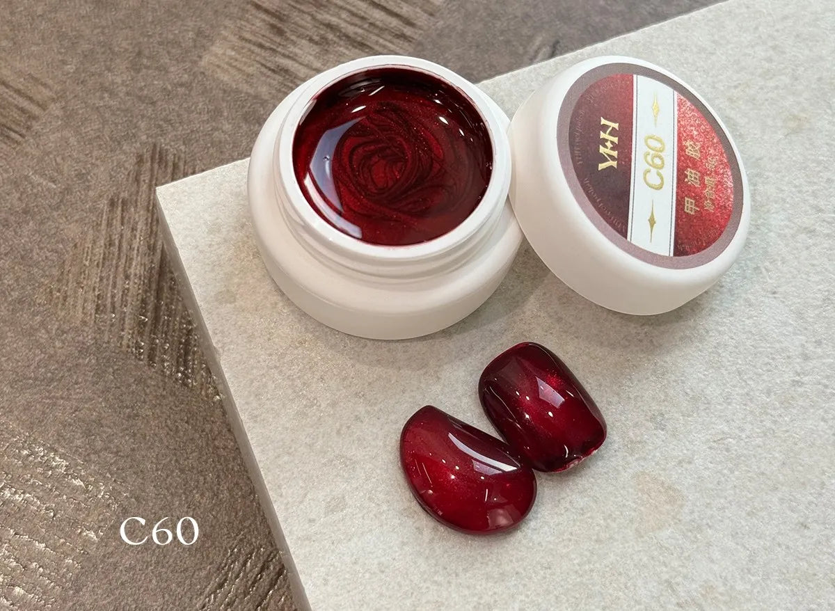 【YHH NAIL / 受注販売(8月中旬前後納期)】Sakura Four Seasons Cat's Eye 5g C41-C60 Single Item