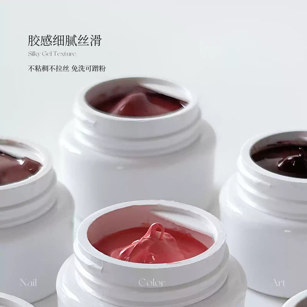 【YHH NAIL / 受注販売(8月中旬前後納期)】Cherry Blossom Nail Art Gel 56 Colors Gradient Nail Art Gel, No Wipe, High Saturation, Thick 5g