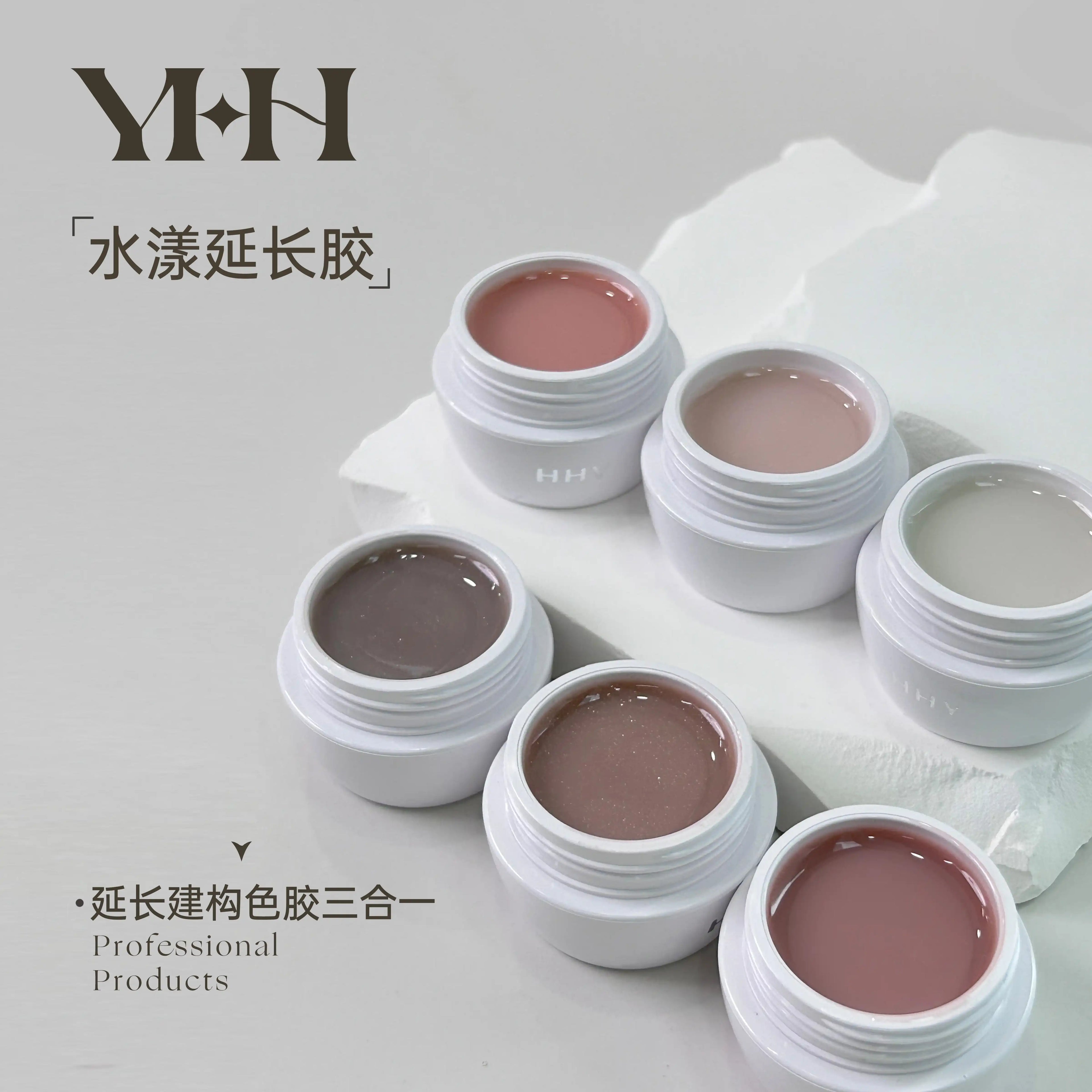 【YHH NAIL / 受注販売(8月中旬前後納期)】YHH Cherry Blossom Watery Extension Gel 15g Nail Salon Canned Extension Gel, Nude Color, Construction Color Gel