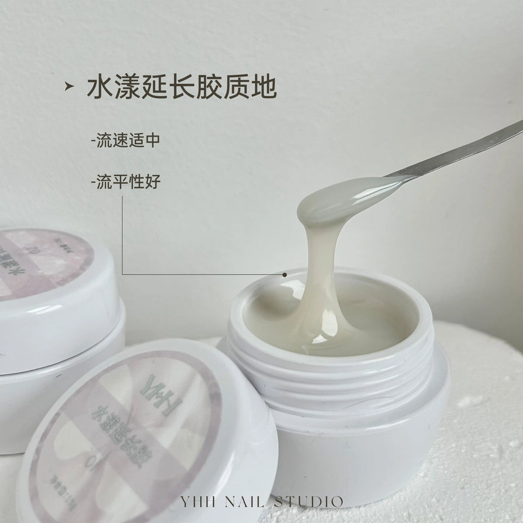 【YHH NAIL / 受注販売(8月中旬前後納期)】YHH Cherry Blossom Watery Extension Gel 15g Nail Salon Canned Extension Gel, Nude Color, Construction Color Gel